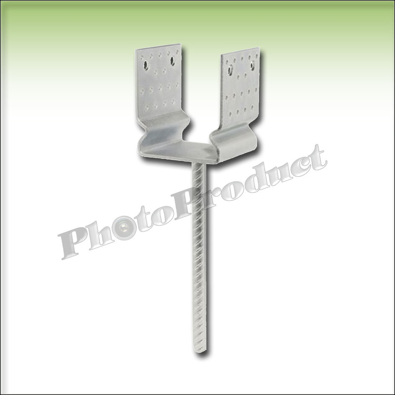 PATKA S PROLISEM KOLÍK 16x250 zinek žárový 120x120x4