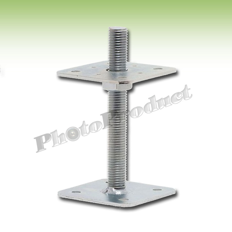 PATKA PILÍŘE 80x80 zinek bílý M16x160