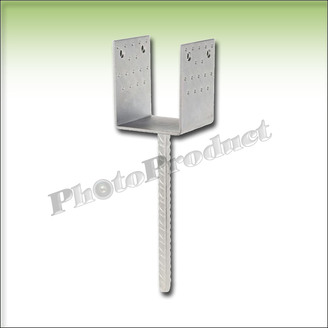 PATKA ŠIROKÁ KOLÍK 16x250 zinek bílý 100x100