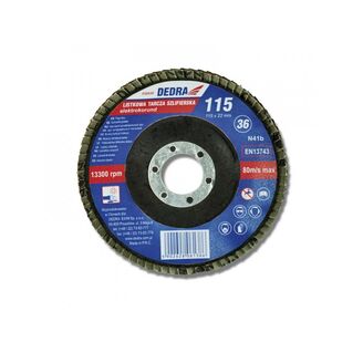 Kotouč brusný listkový 115x22mm, gr. 120