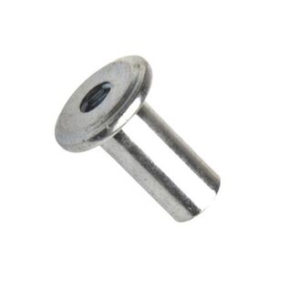 MATICE NÁBYTKÁŘSKÁ M6x12 imbus plochá hlava 14 zinek bílý