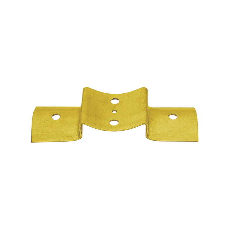 PLECH SPOJOVACÍ DEKORATIVNÍ 98x17x2mm zinek žlutý