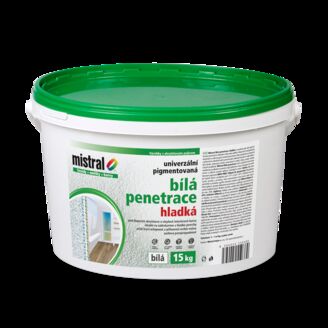 Mistral Bílá penetrace HLADKÁ 15kg